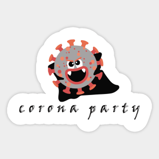 Corona Sticker